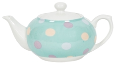 Large Teapot - Spotty Duck Egg