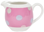 Small Milk Jug - Spotty Candy Pink